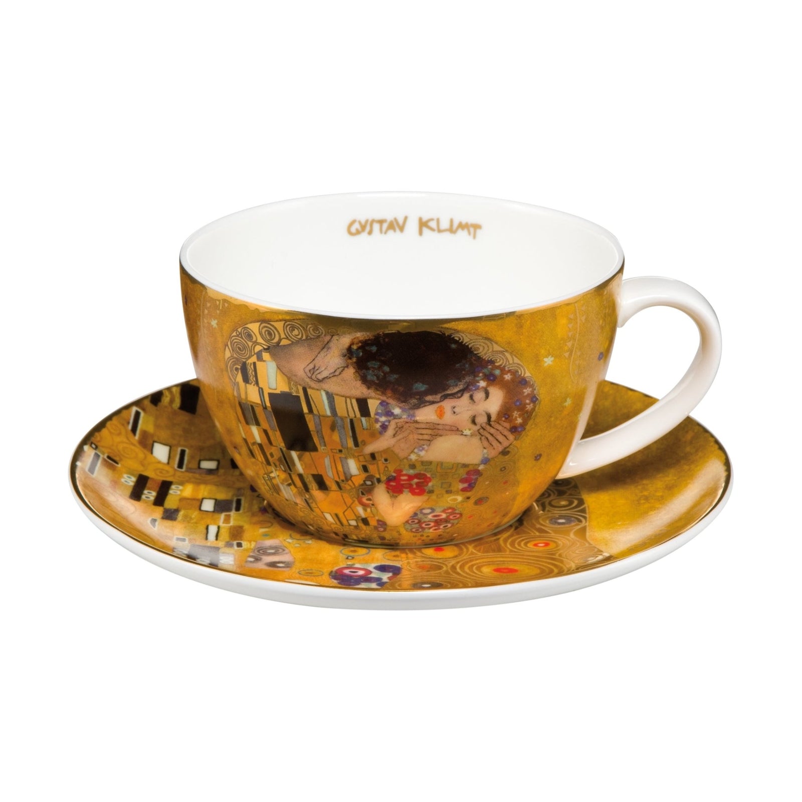 66532011 - Goebel Artis Orbis Gustav Klimt 'Der Kuss - Tee - / Cappuccinotasse'