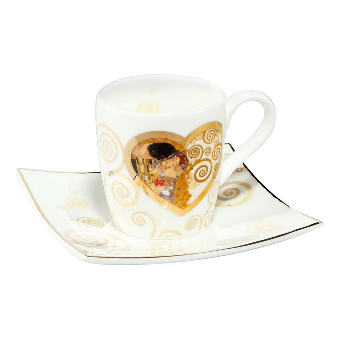 Goebel Artis Orbis Gustav Klimt 'Heart Kiss - Espressotasse'-67011821