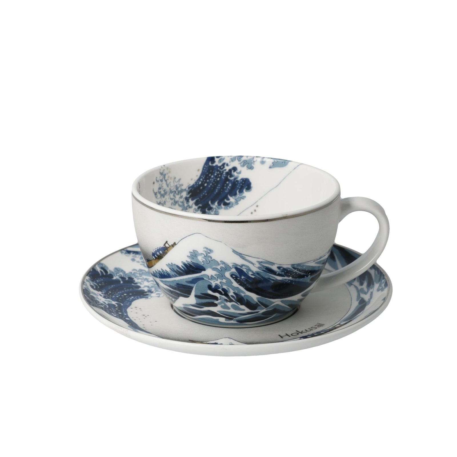 67012521 - Goebel Artis Orbis Katsushika Hokusai 'Die Welle - Tee - /Cappuccinotasse'