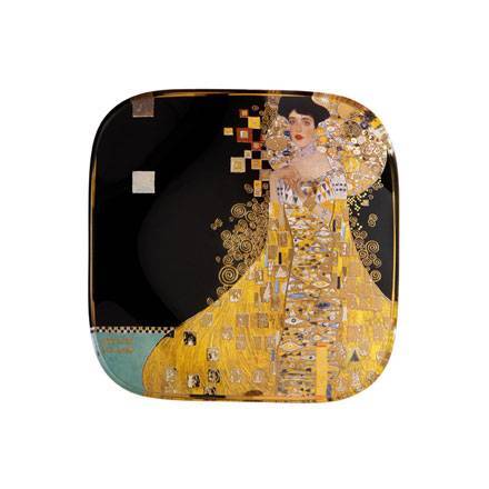66-890-07-0 - Goebel Artis Orbis Klimt Glas Schale Untersetzer - Adele Bloch - Bauer