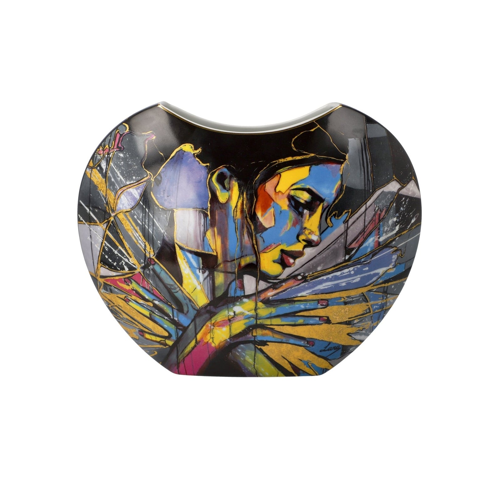 67170081 - Goebel Artis Orbis Lana Frey Vase 'Fire in the belly 21' 2023