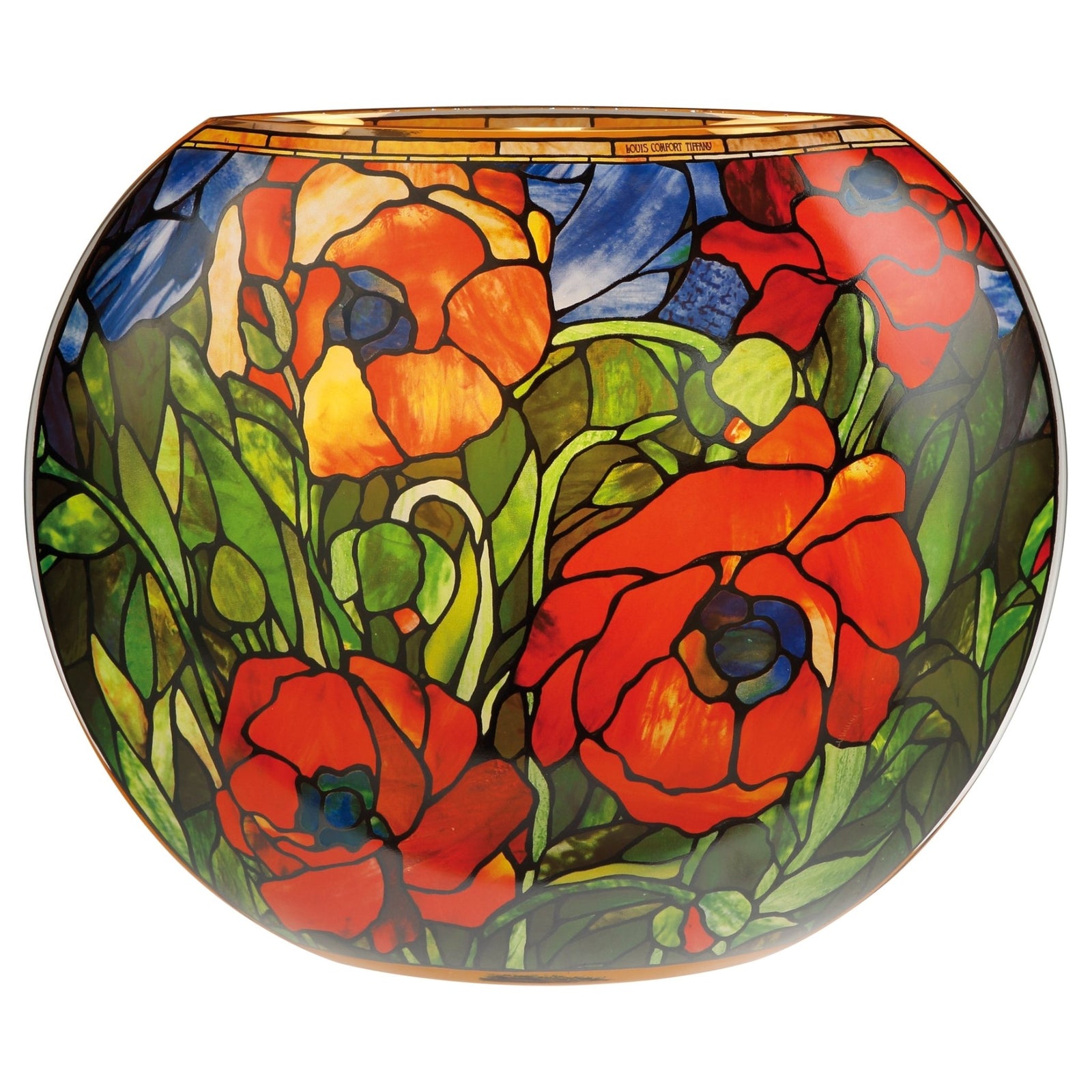 67001091 - Goebel Artis Orbis Louis Comfort Tiffany 'Orientalische Mohnblume - Lampe'
