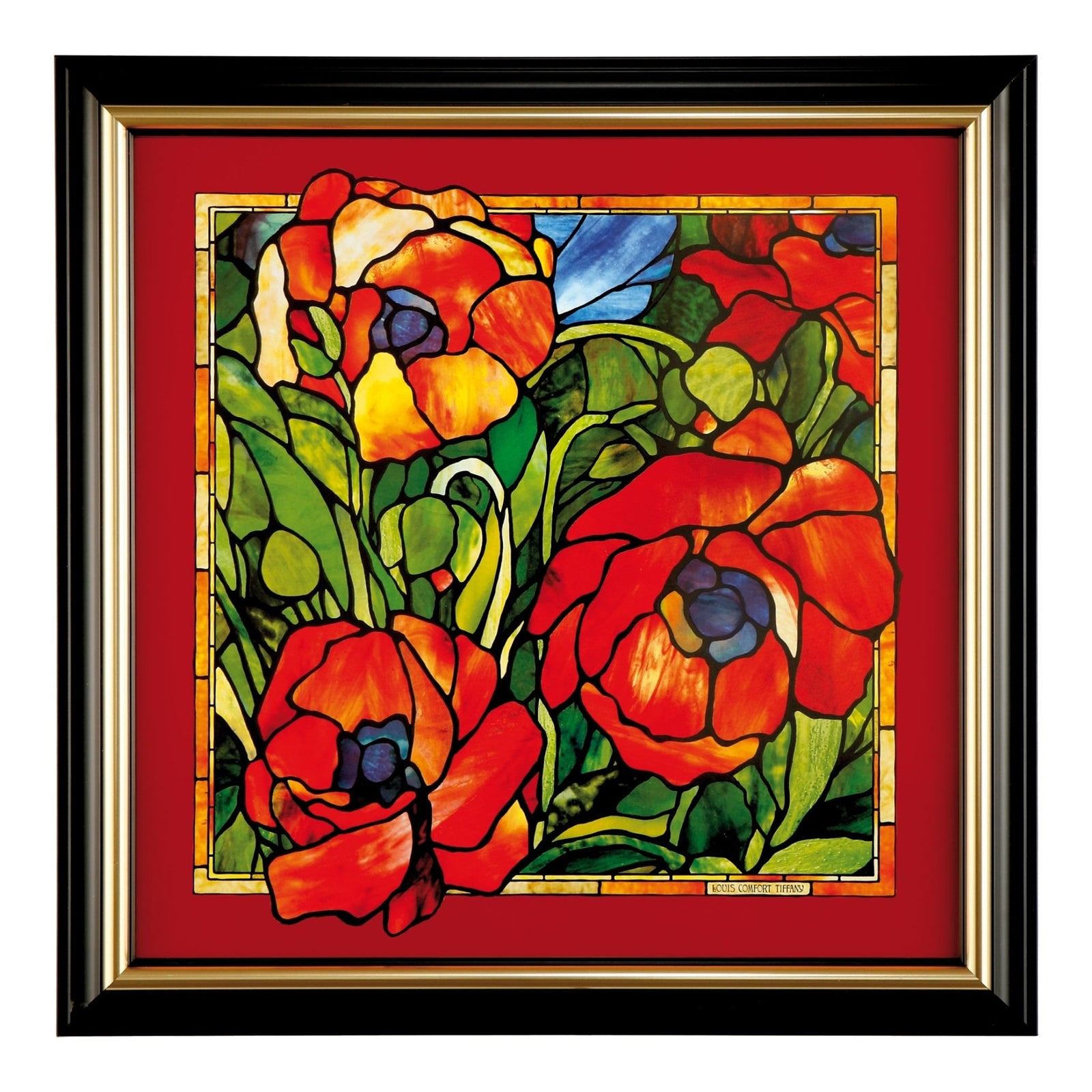 66535311 - Goebel Artis Orbis Louis Comfort Tiffany 'Orientalische Mohnblume - Wandbild'