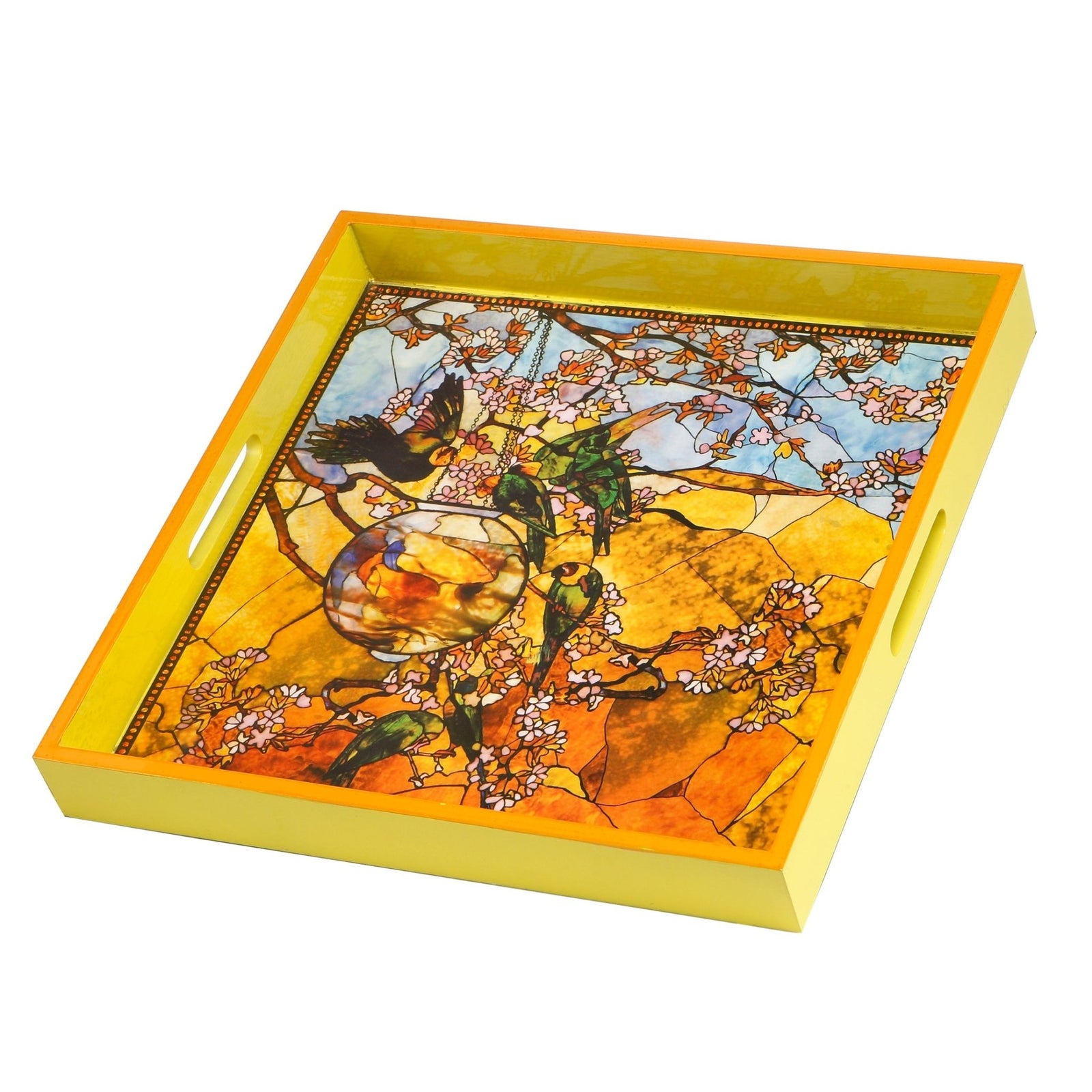 67017531 - Goebel Artis Orbis Louis Comfort Tiffany 'Sittiche - Tablett'