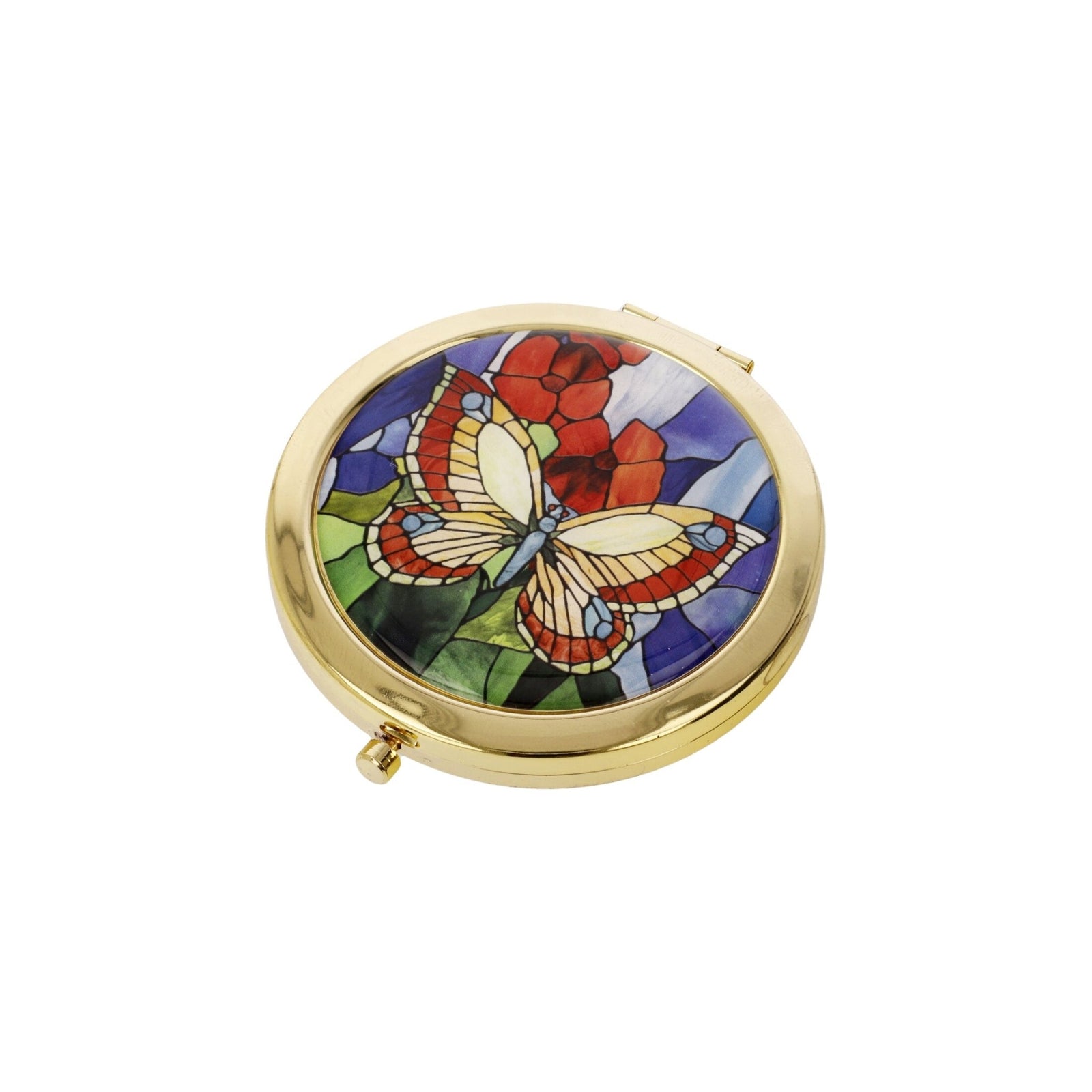 67003061 - Goebel Artis Orbis Louis Comfort Tiffany Taschenspiegel 'Schmetterlinge' 2023