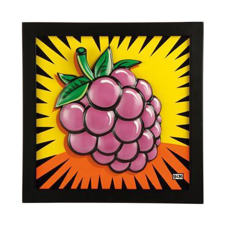 Goebel Artis Orbis Morris P Wandbild - Raspberry 34x34cm-67-040-26-1
