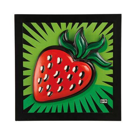 Goebel Artis Orbis Morris P Wandbild - Strawberry 34x34cm-67-040-25-3