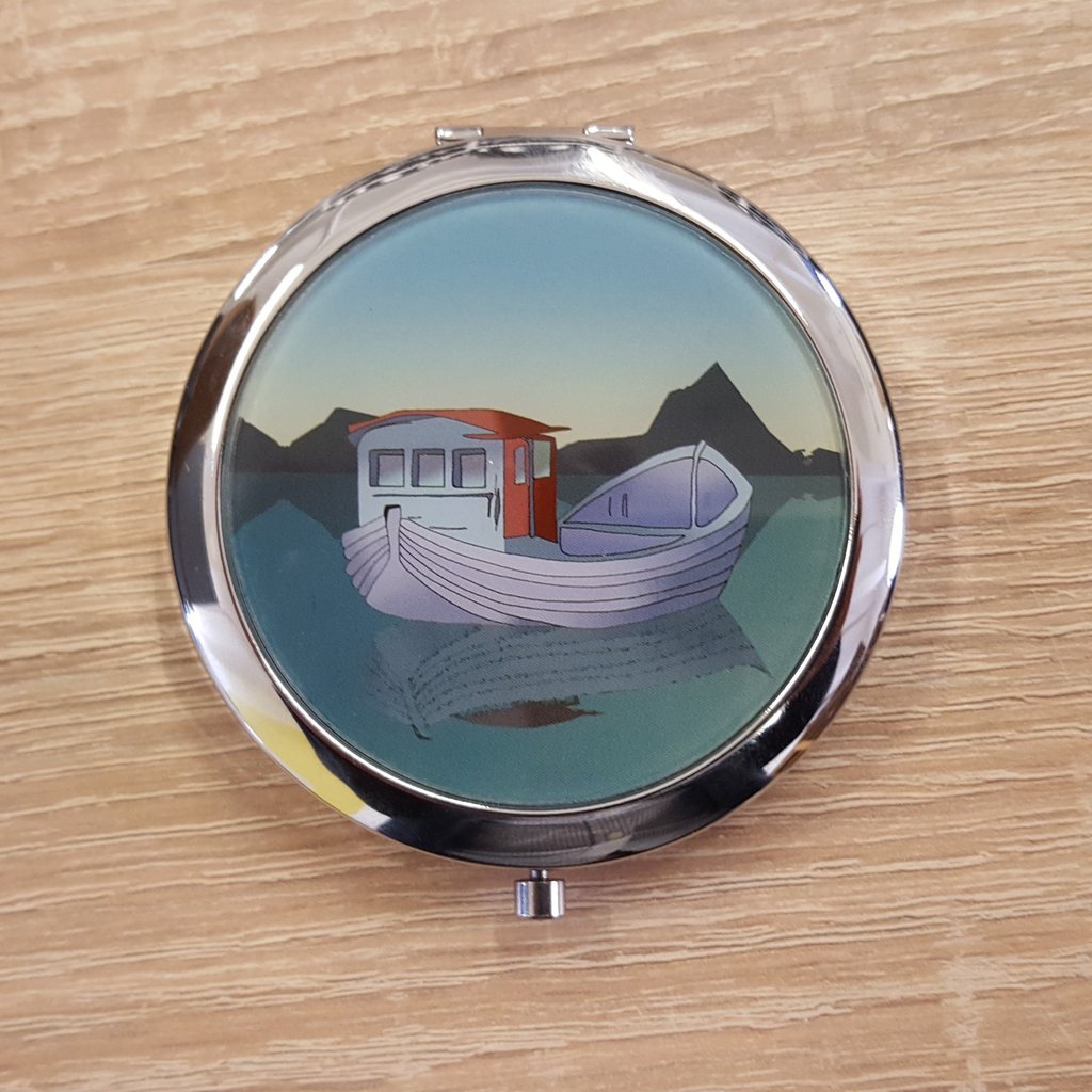 23 - 100 - 10 - 1 - Goebel Artis Orbis Scandic Home »Taschenspiegel ""Fishing Boat""« 2017