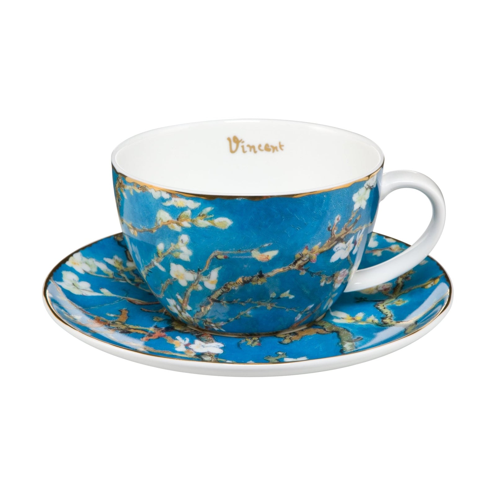 66532061 - Goebel Artis Orbis Vincent van Gogh 'Mandelbaum Blau - Tee - / Cappuccinotasse'