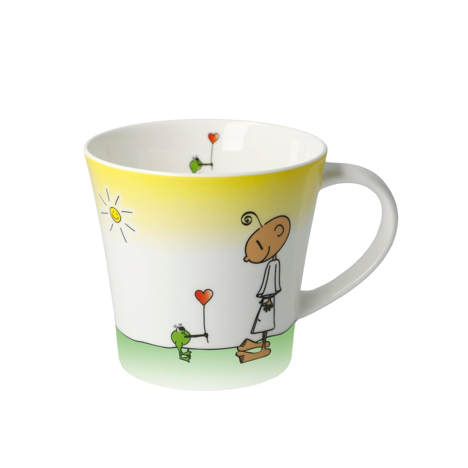 54101261 - Goebel Der kleine Yogi® Wohnaccessoires 'Coffee - /Tea Mug - Glücklich'