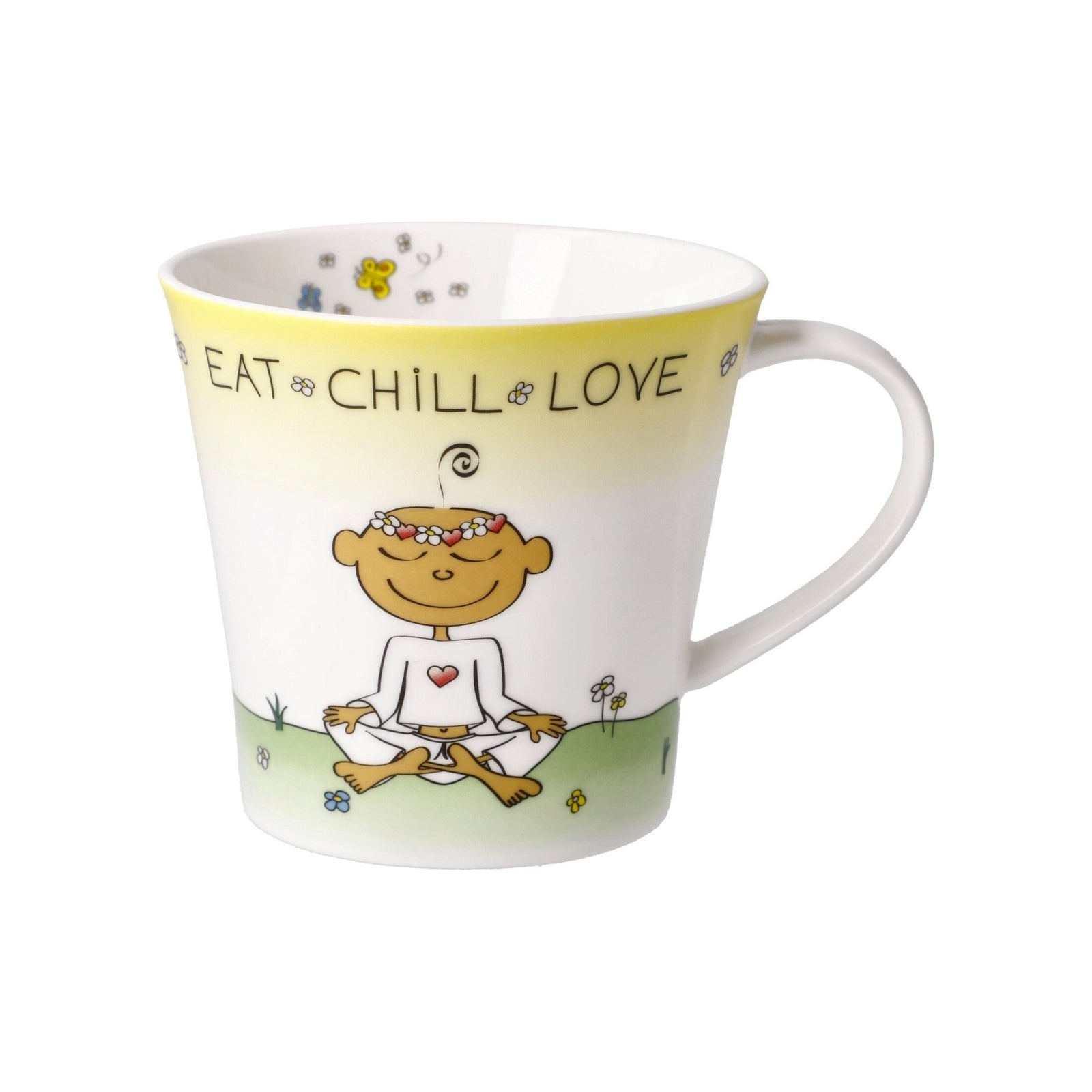 54103021 - Goebel Der kleine Yogi® Wohnaccessoires 'KY FB CTM Eat Chill Love' 2022