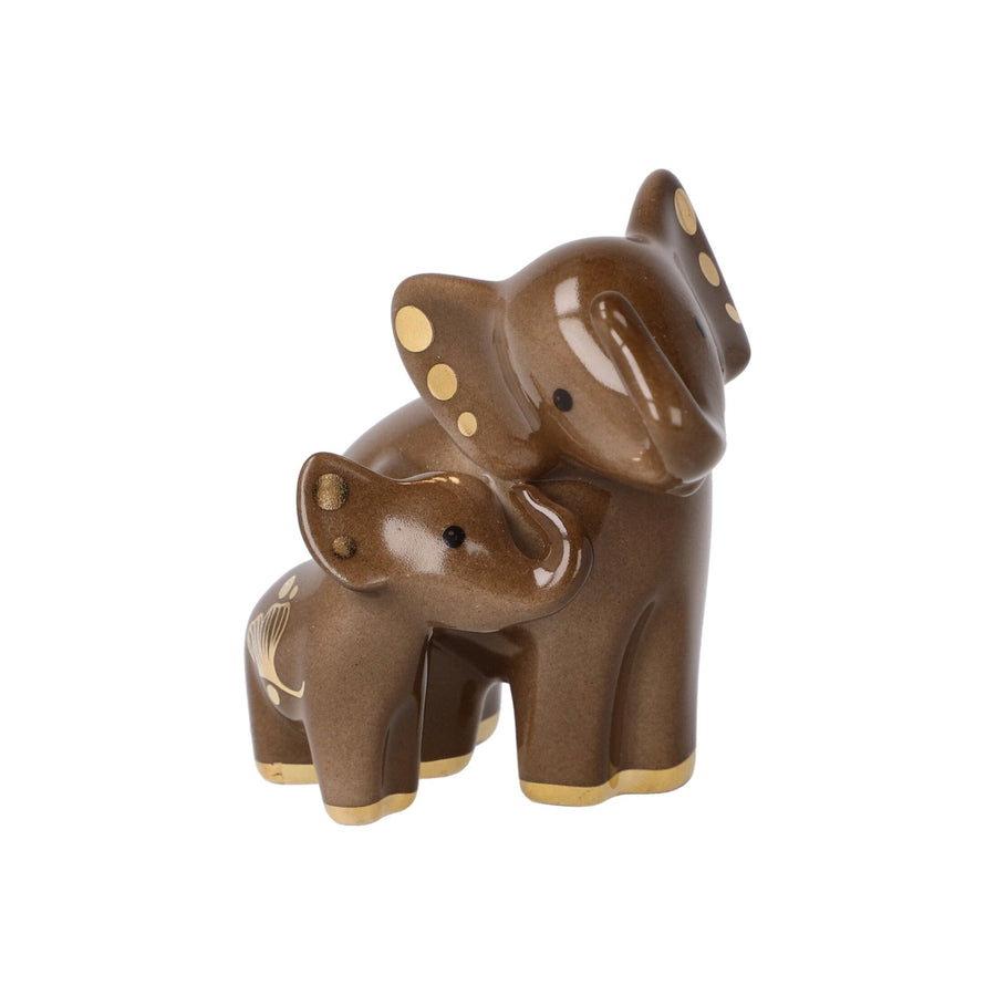 Goebel Elephant 'Mini Elephants in Love - Höhe 6cm braun' 2023-70001111