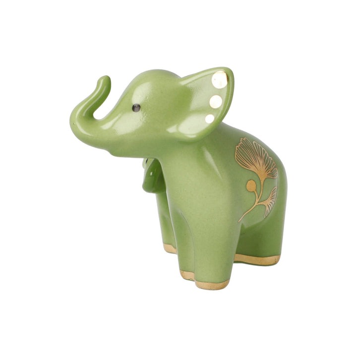 Goebel Elephant 'Mini Elephants in Love - Höhe 6cm grün' 2023-70001121