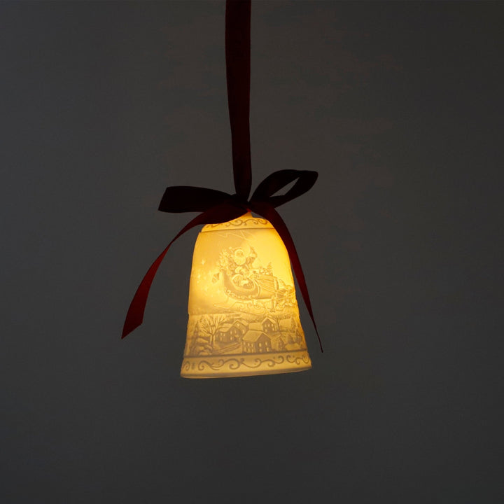 Goebel Fitz & Floyd Christmas Collection 'Glocke Santa mit Schlitten'-51001231