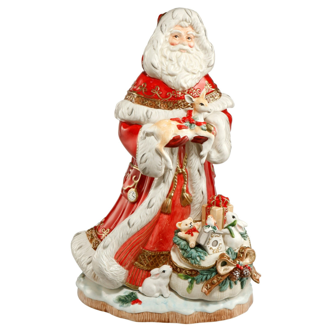 Goebel Fitz & Floyd Christmas Collection 'Santa mit Geschenkesack vorne, Rot'-51001261