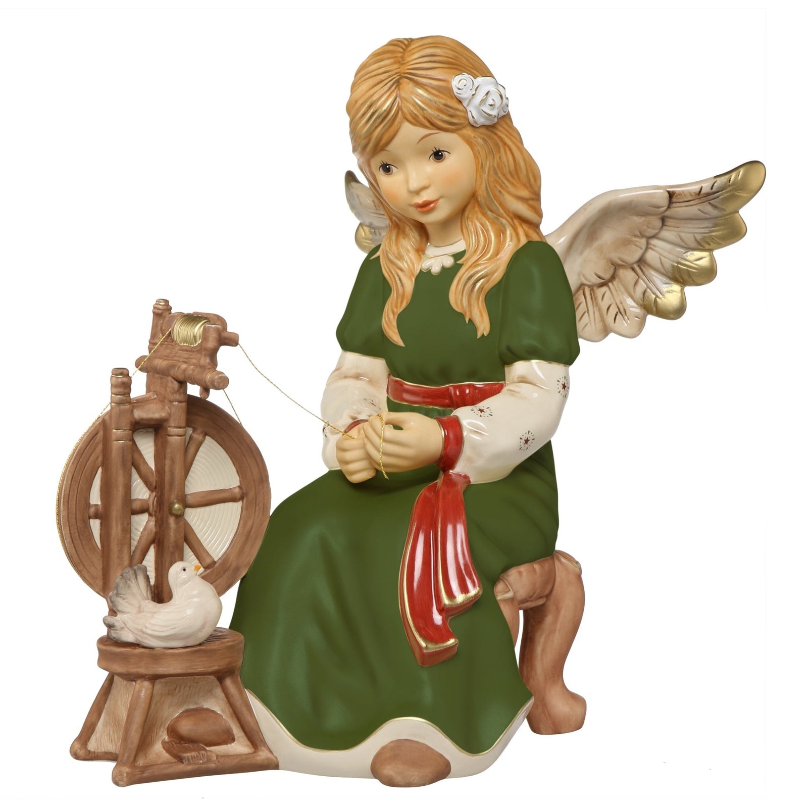 41656311 - Goebel Himmelsboten 'XM Märchenhaftes Spinnrad rot grün' 2022