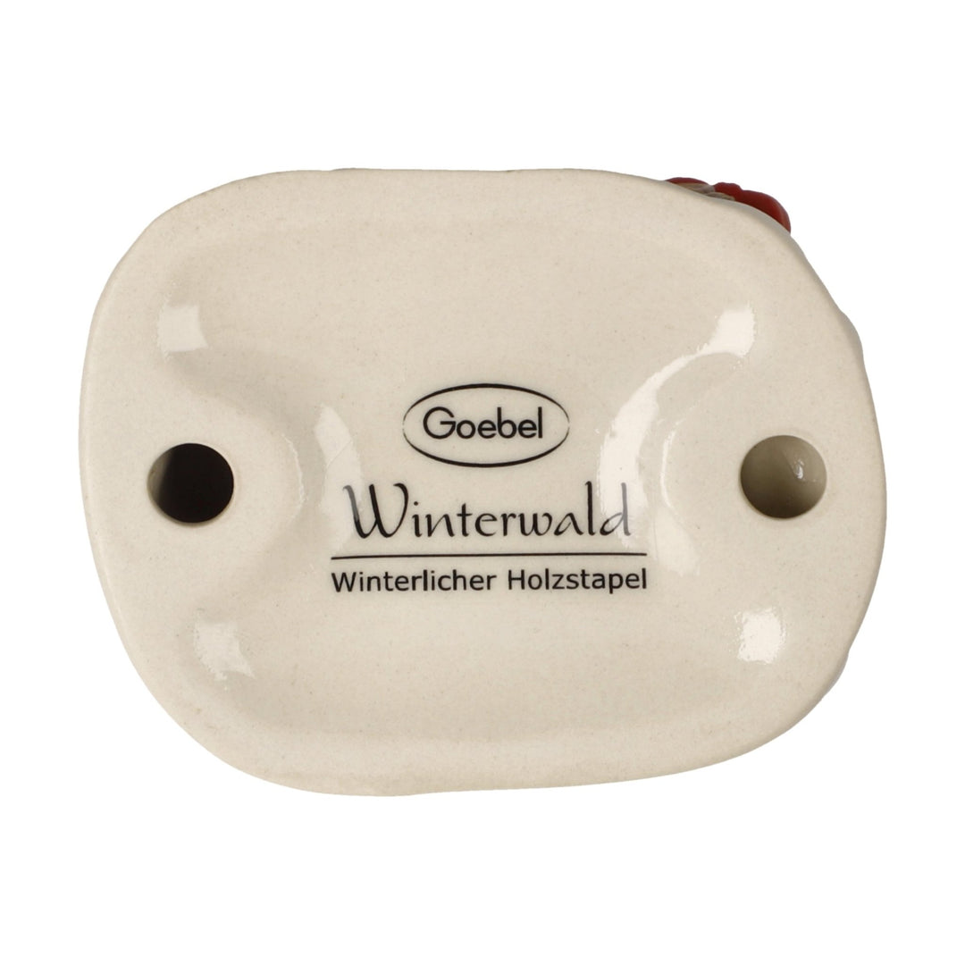 Goebel Im Winterwald Winterlicher Holzstapel 2024-66704641