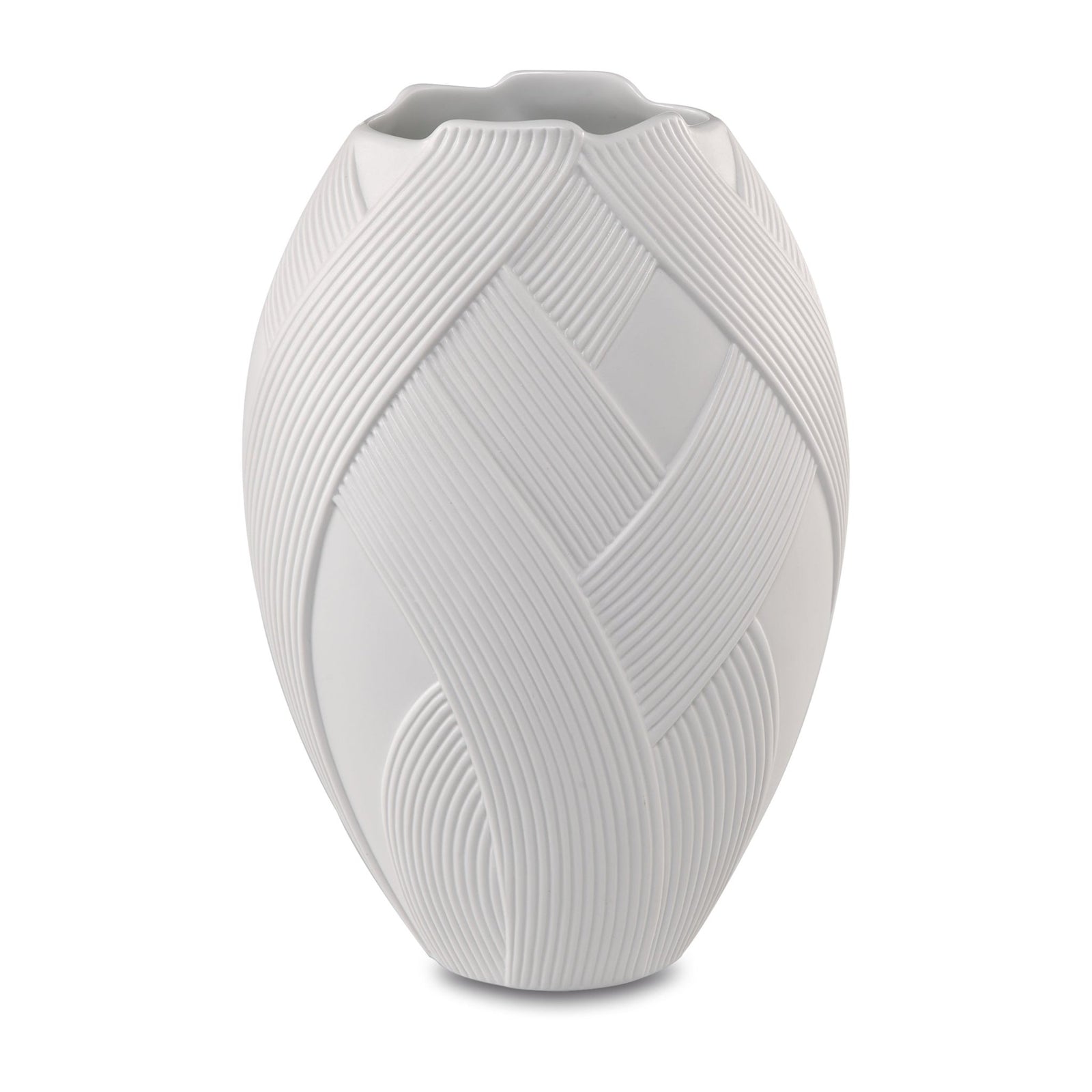 14000681 - Goebel Kaiser Porzellan Hacienda, biskuit 'Vase 22.5 cm - Hacienda'