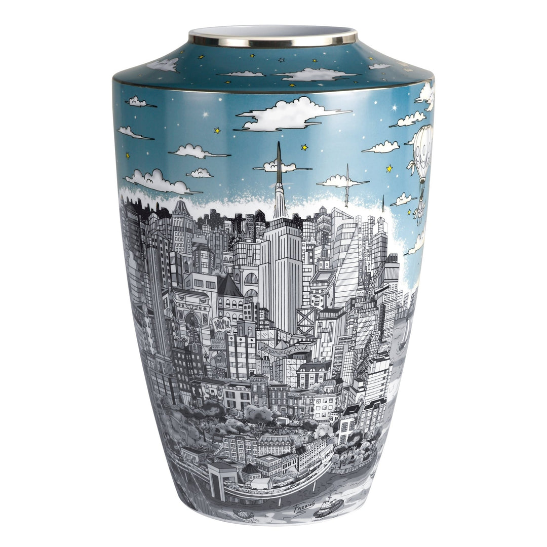 Goebel Pop Art Charles Fazzino Vase 'Reflection of NY 41' 2023-67090411