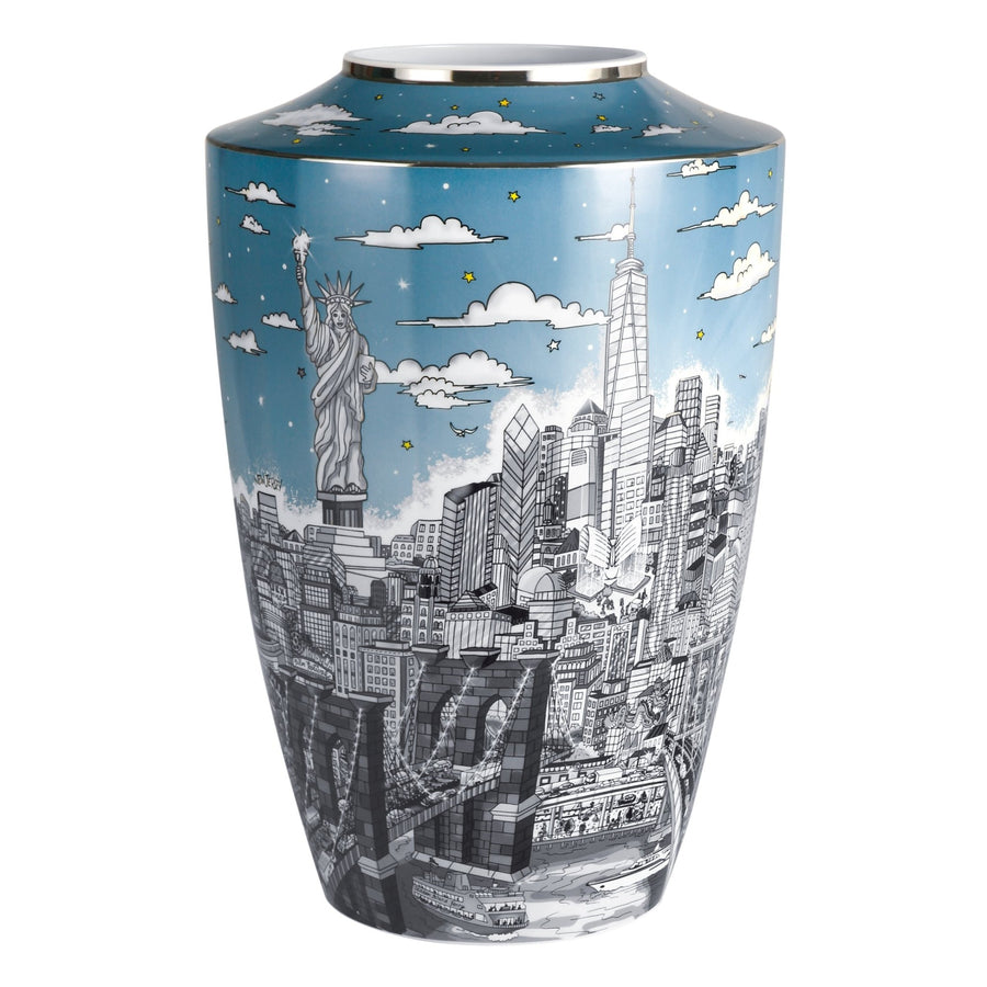 Goebel Pop Art Charles Fazzino Vase 'Reflection of NY 41' 2023-67090411