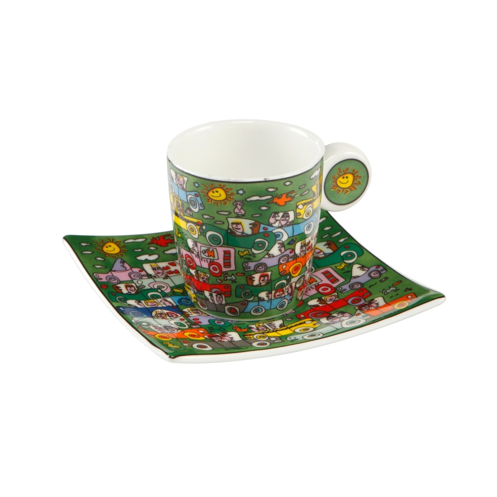 26102391 - Goebel Pop Art James Rizzi 'Crosstown Traffic - Espressotasse'