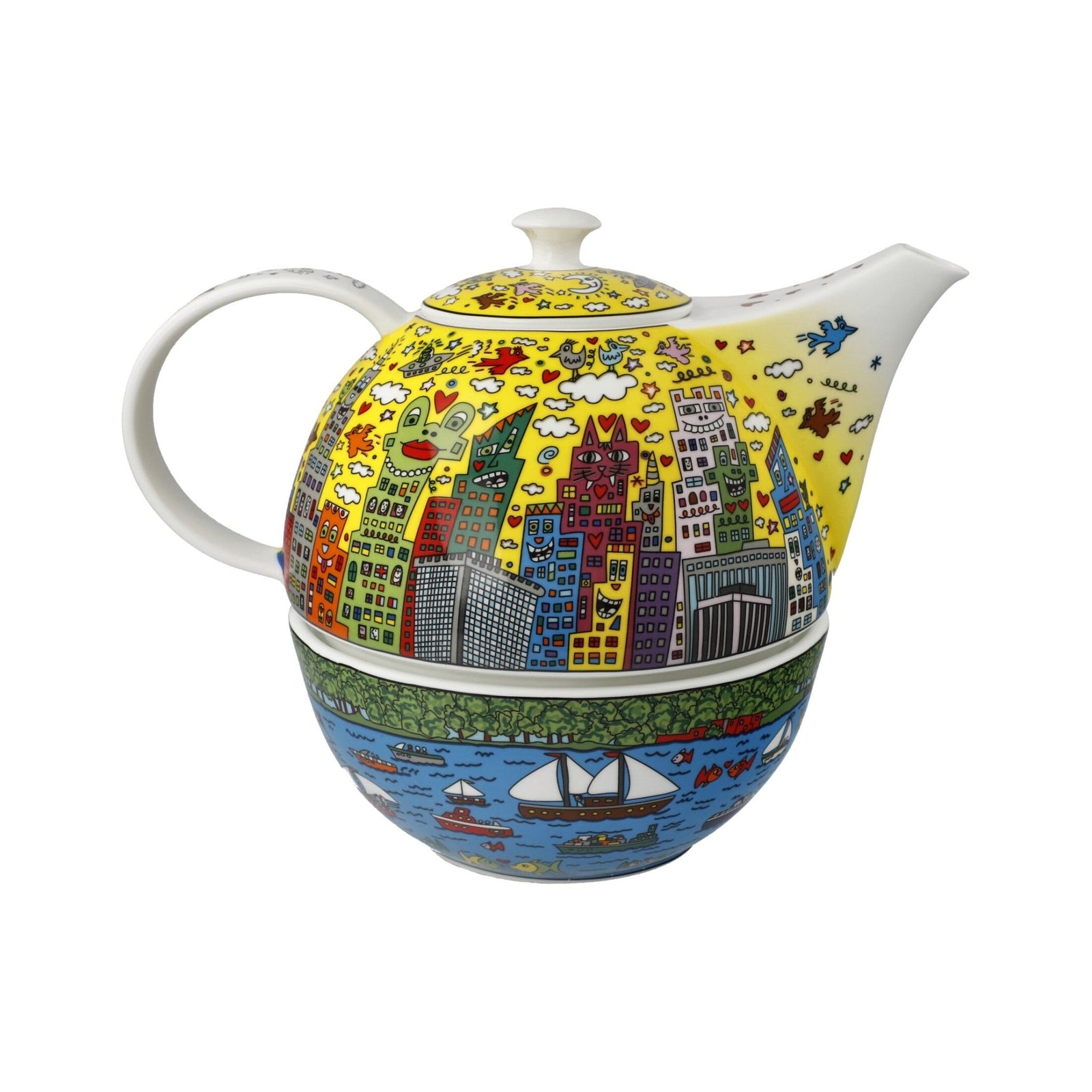 26102681 - Goebel Pop Art James Rizzi 'JR FB TKS My New York City Sunset 20' 2022