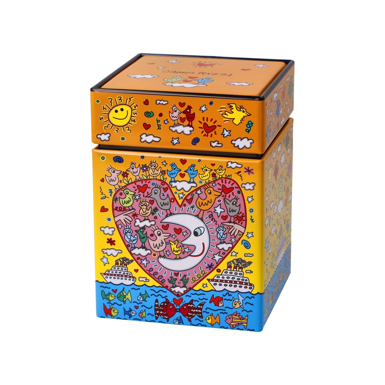 26103241 - Goebel Pop Art James Rizzi Teedose 'The Romance of the Sea' 2023