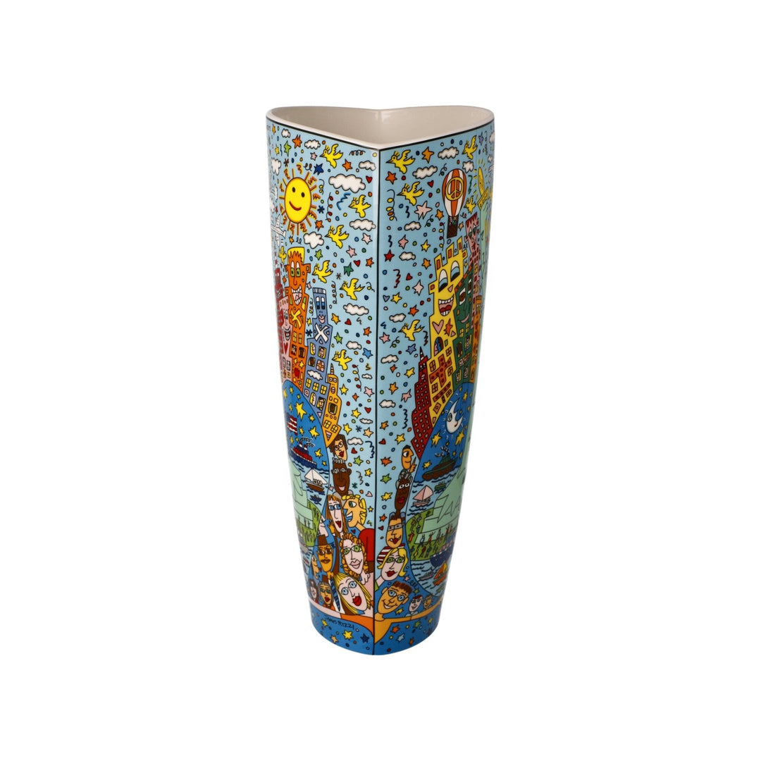 Goebel Pop Art James Rizzi Vase 'Big Apple on Liberty 28' 2023-26103231