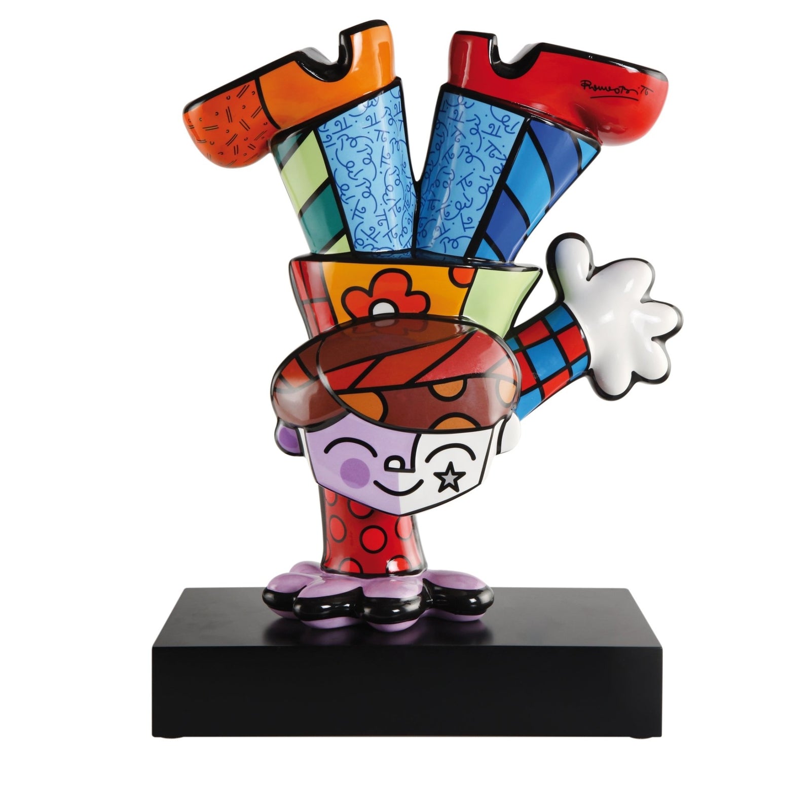 66453141 - Goebel Pop Art Romero Britto Figur 'Dancing Boy' 2023