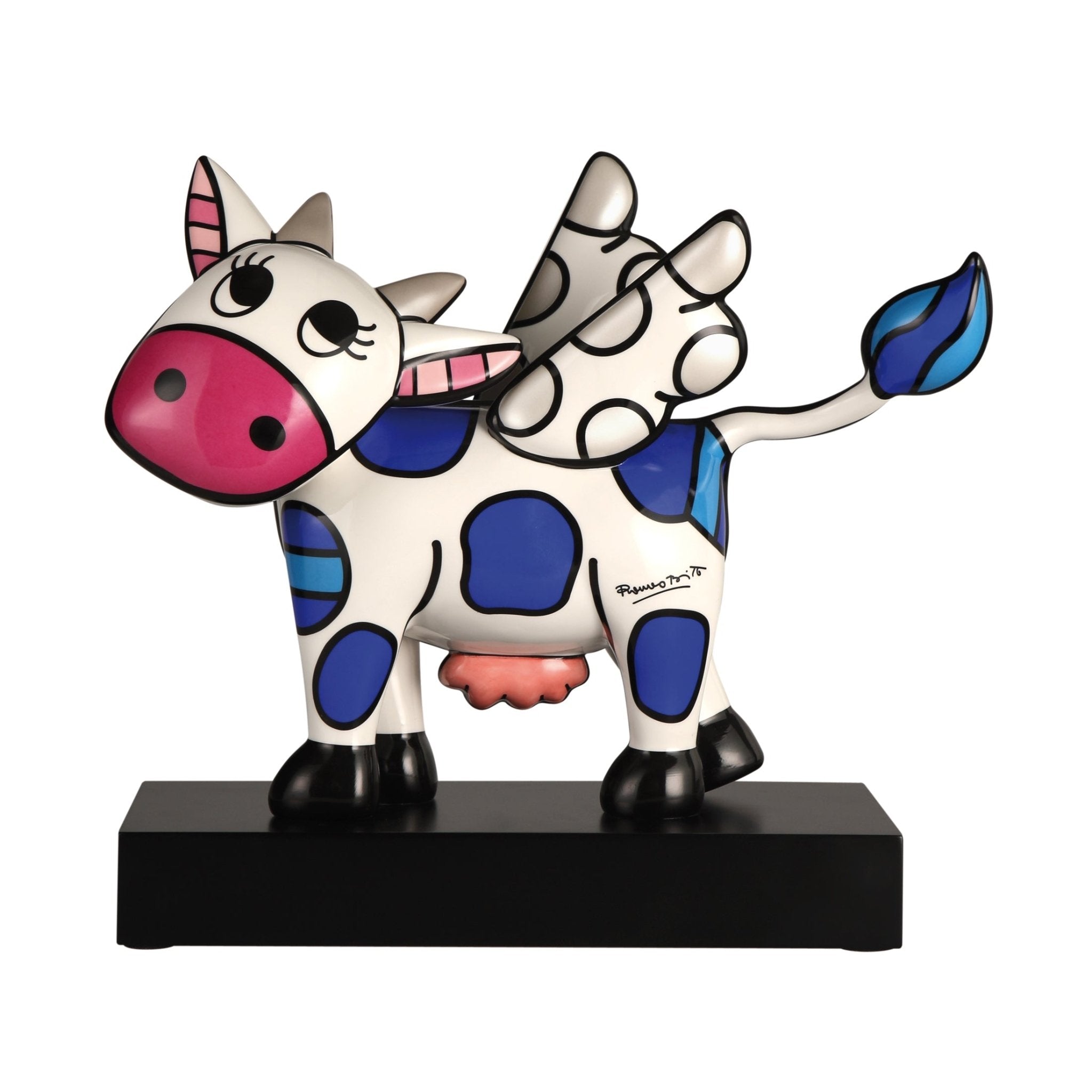 Goebel ポップアート ロメロ ブリットフィギュア 'Flying Cow' 2023