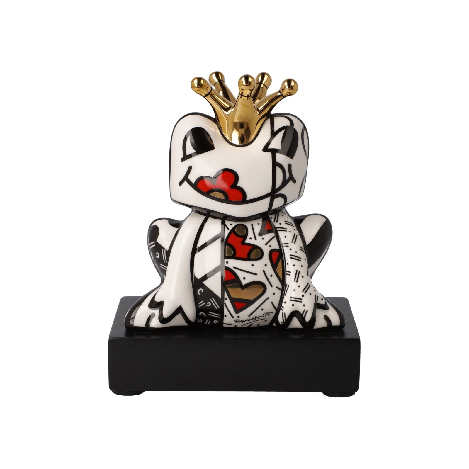66453181 - Goebel Pop Art Romero Britto Figur 'Golden Prince' 2023
