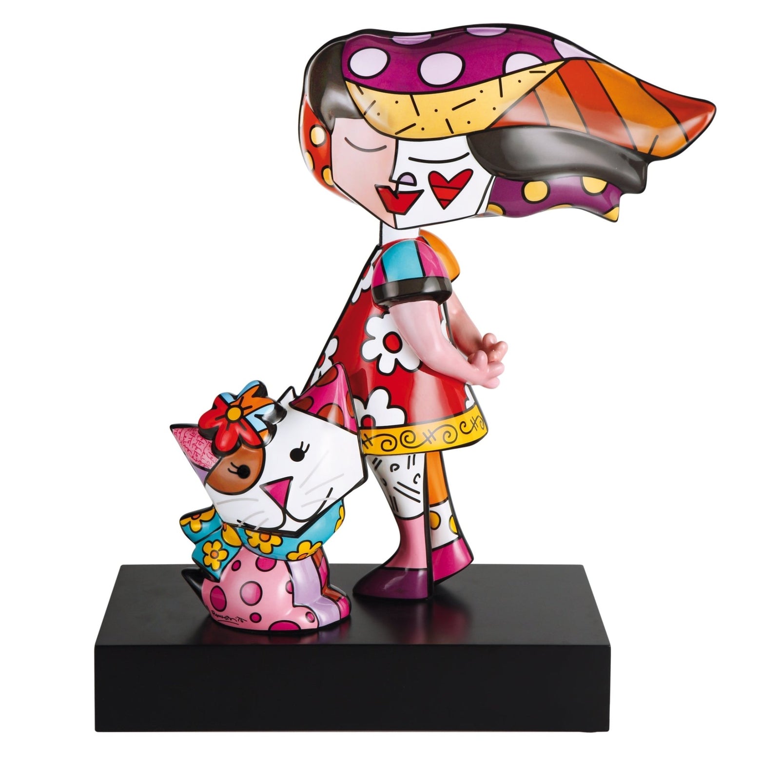 66453151 - Goebel Pop Art Romero Britto Figur 'My lovely friend' 2023