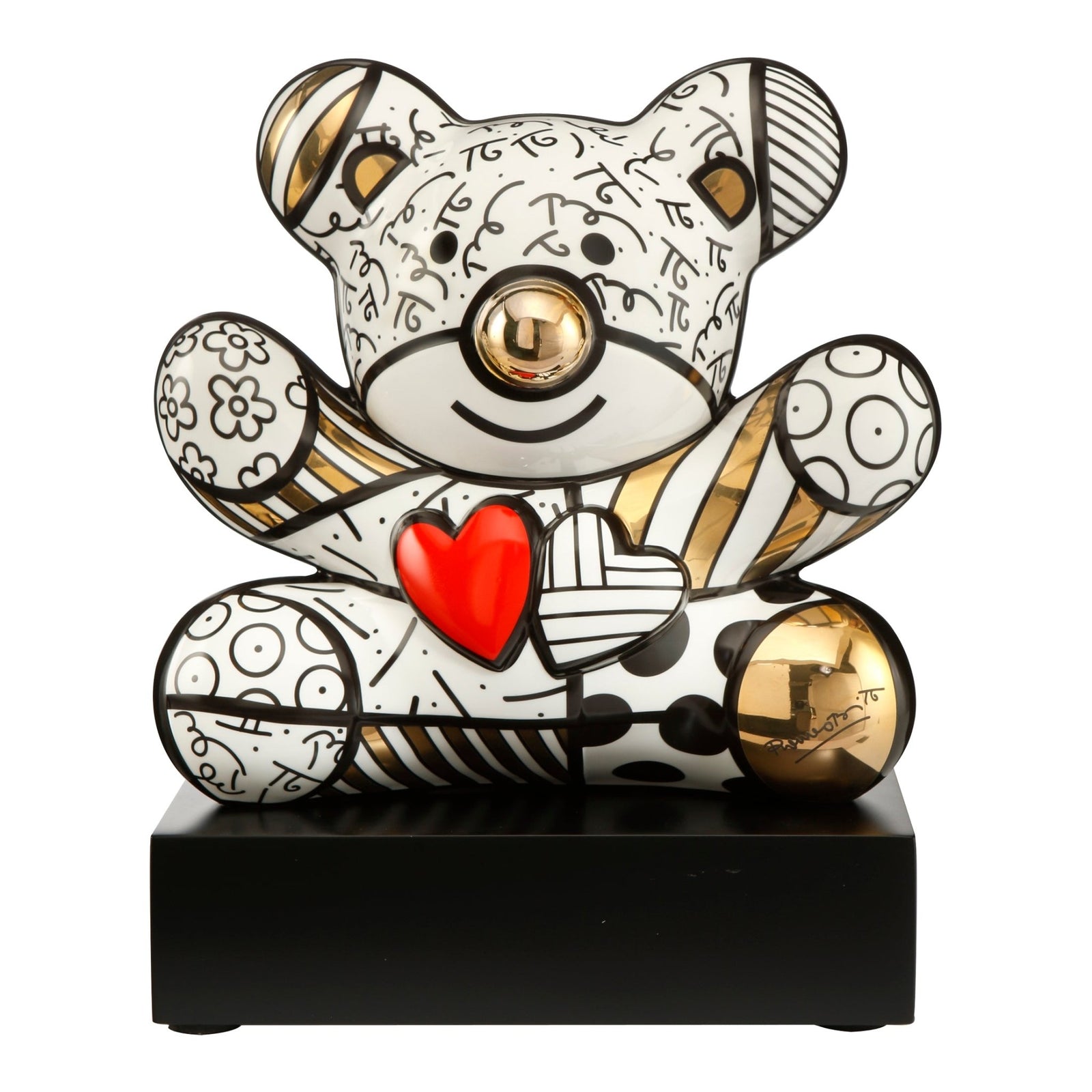 66452511 - Goebel Pop Art Romero Britto 'Golden Truly Yours - Figur'
