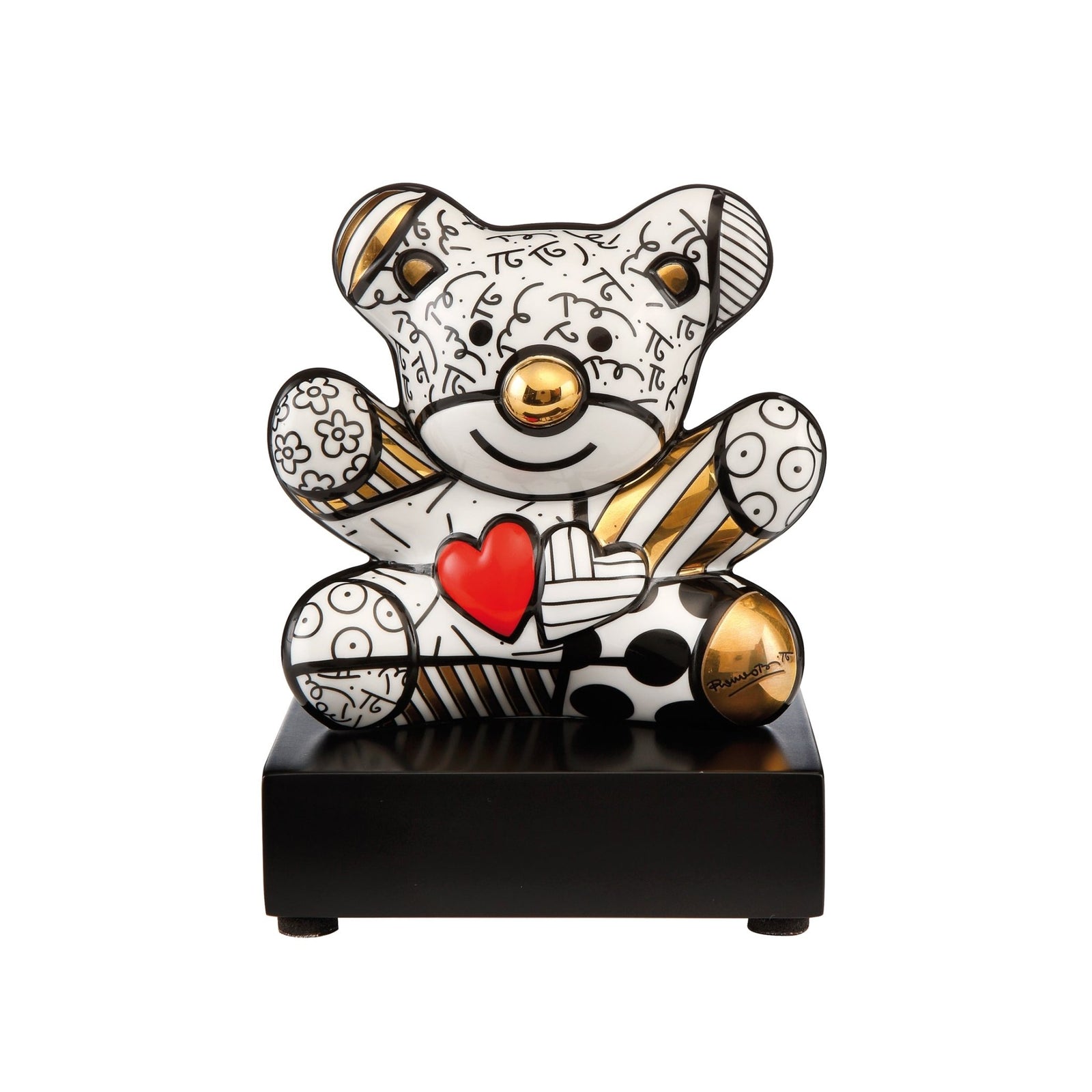 66452481 - Goebel Pop Art Romero Britto 'Golden Truly Yours - Figur'