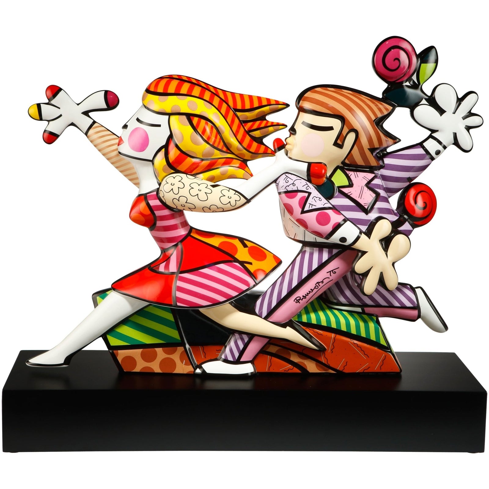 66452551 - Goebel Pop Art Romero Britto 'Love Blossoms - Figur'