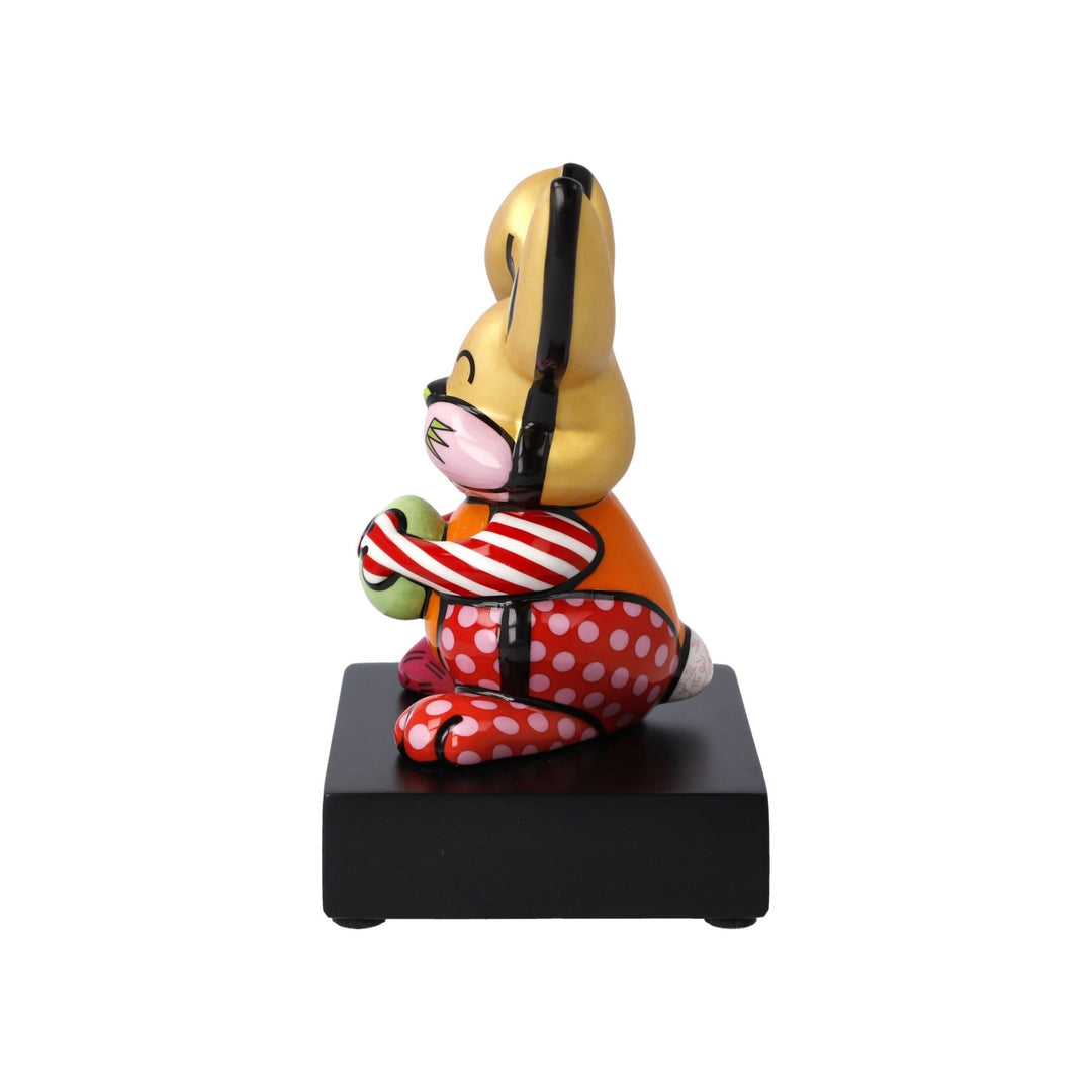 Goebel Pop Art Romero Britto 'RB P Orange Rabbit 14'-66452781