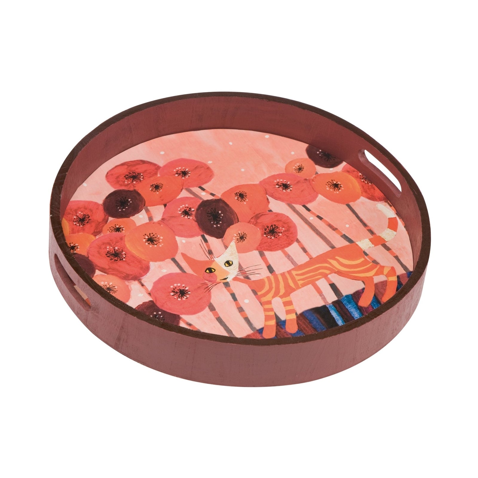 66851941 - Goebel Rosina Wachtmeister Wohnaccessoires 'Fiori rossi - Tablett' !