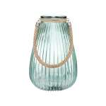 23100541 - Goebel Scandic Home Scandic Home Aurora 'Aurora Green - Windlicht m. Kordelgriff' !