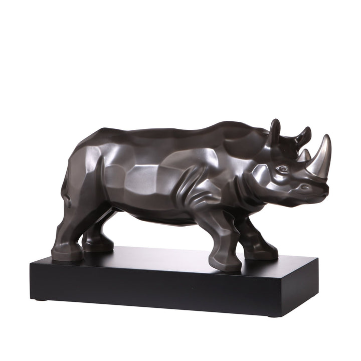 Goebel Studio 8 LArt dObjets 'ST8 P Rhinocéros anthracite-platine' 2022-30800141