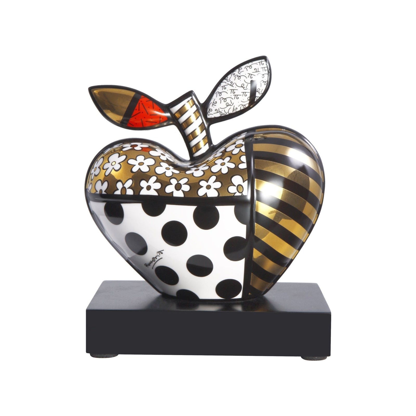 66453301 - Romero Britto - Golden Big Apple, Goebel, Figur, 2024