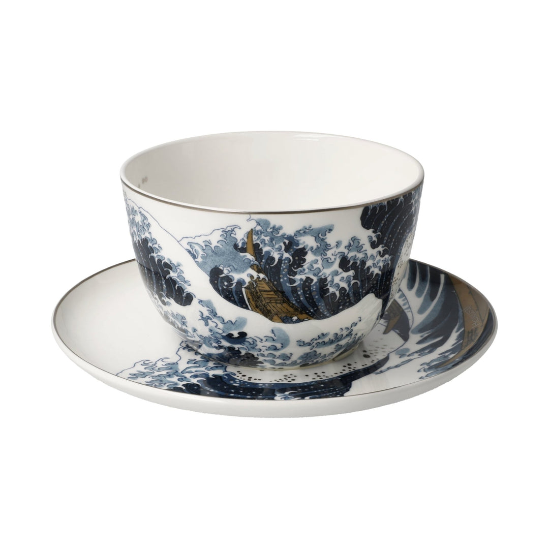 Hokusai - Die Welle, Goebel, Milchkaffeetasse, 2024-67075011