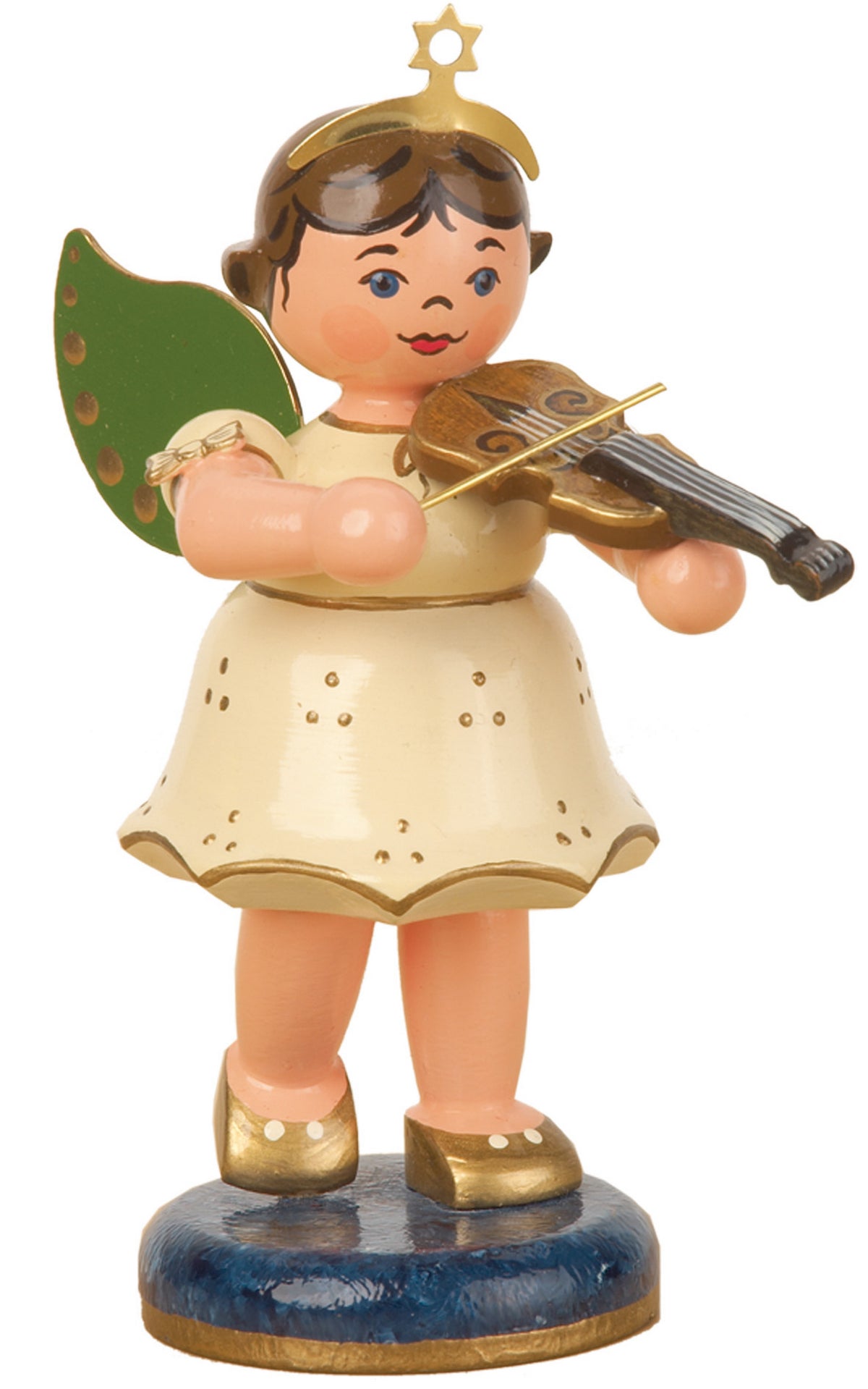 HUB - 121h3011 - Hubrig Volkskunst 'Engel - Geige 10 cm - mittel'