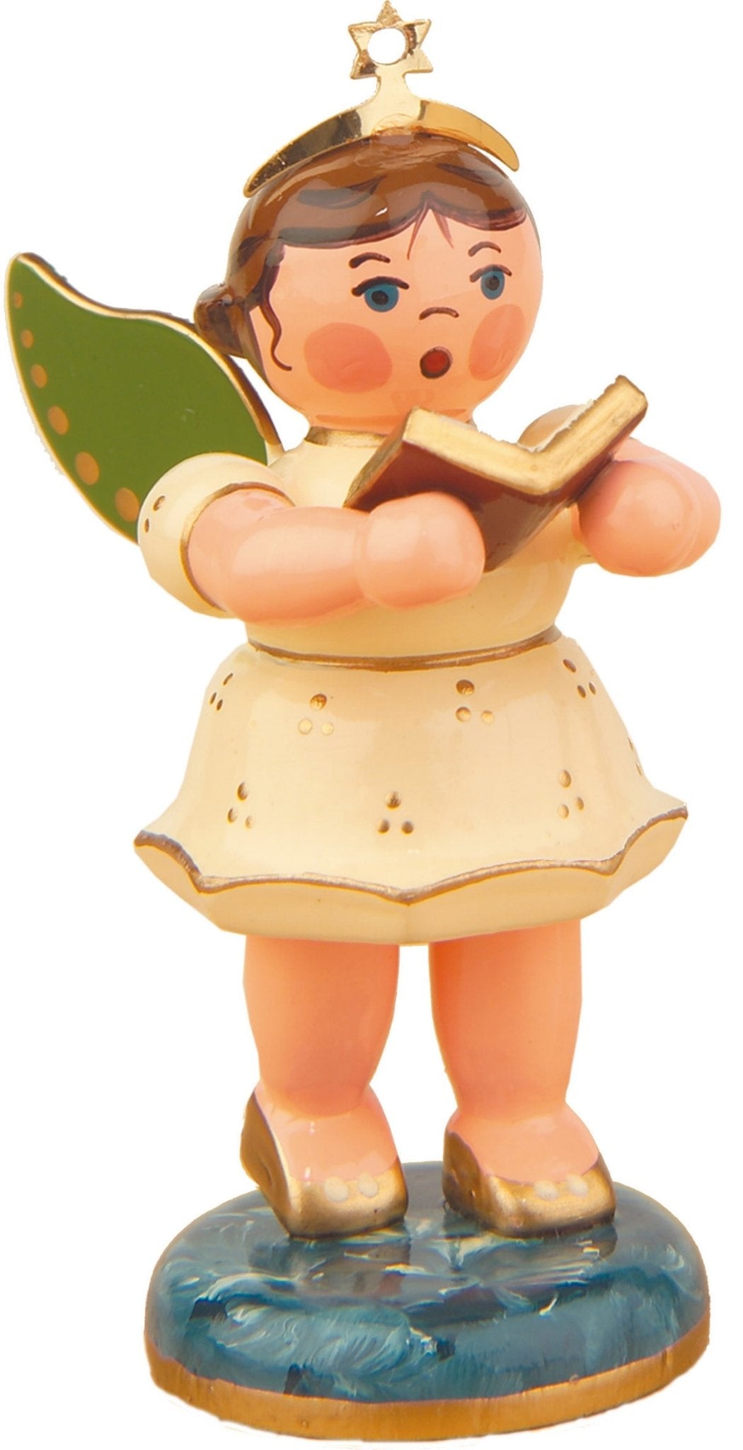 HUB - 121h0023 - Hubrig Volkskunst 'Engel mit Gesangbuch 6,5cm'