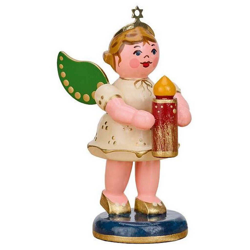 HUB - 121h0110 - Hubrig Volkskunst, Engel mit Kerzenschein 6,5cm, 2024