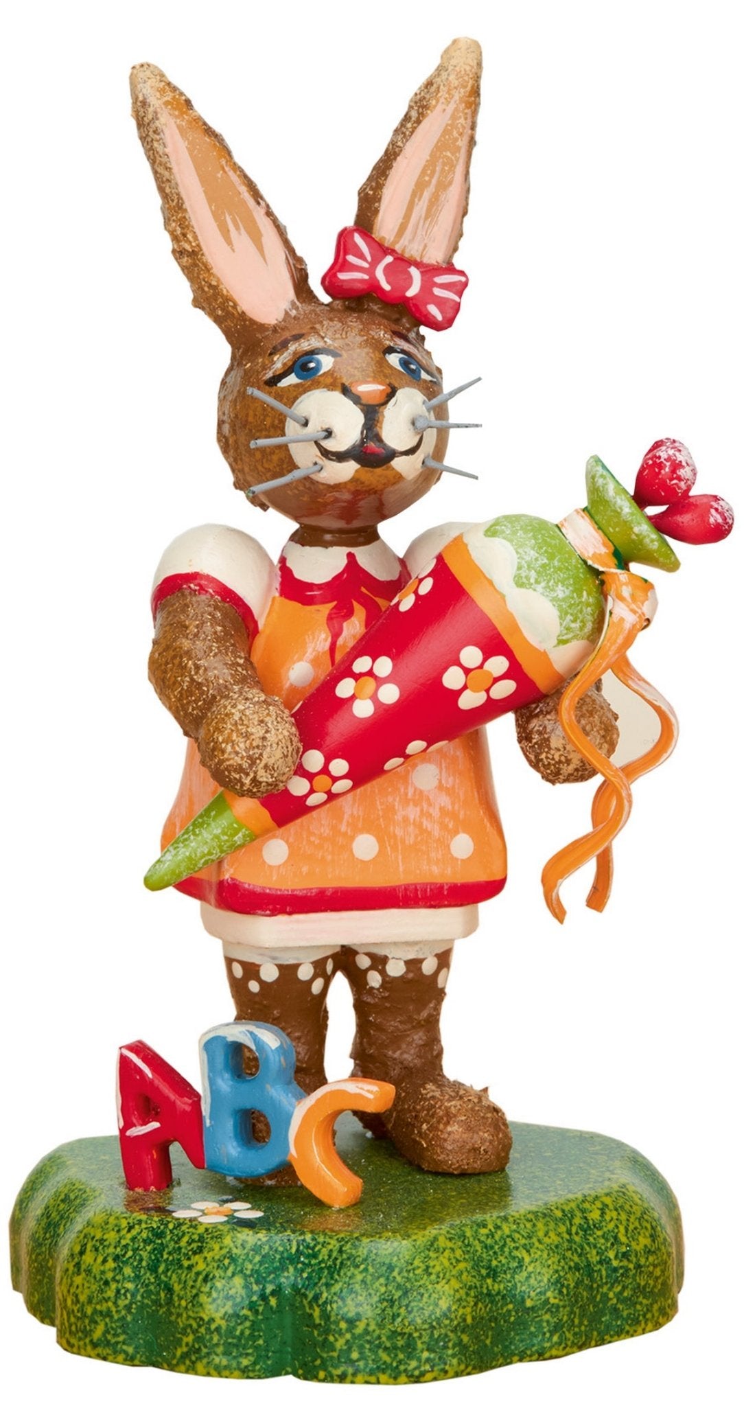 HUB - 301h0028 - Hubrig Volkskunst 'Hasenschule - Finchen's erster Tag'