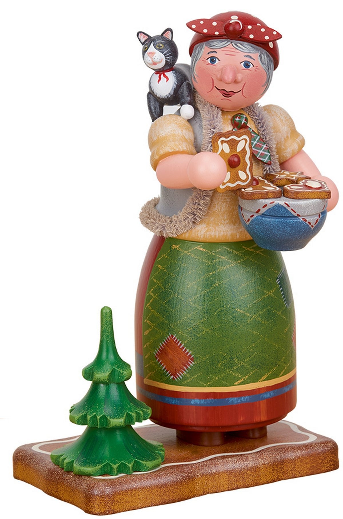 HUB - 105h5009 - Hubrig Volkskunst 'Hexe - Knusper, knusper... - rauchend'