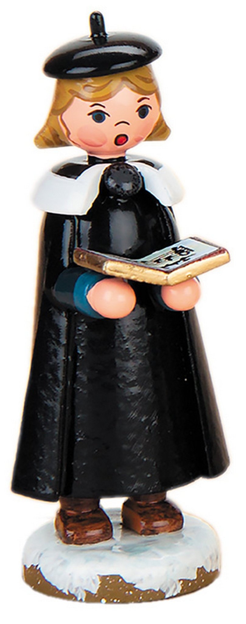 HUB - 122h0003 - Hubrig Volkskunst 'Kurrendemädchen mit Buch 8cm'