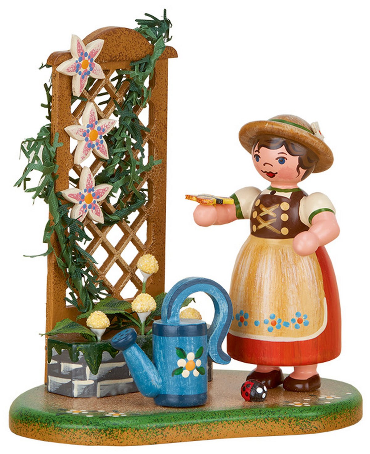 HUB - 330h0001 - Hubrig Volkskunst 'Landidyll - Sommerblumenranke 10cm'