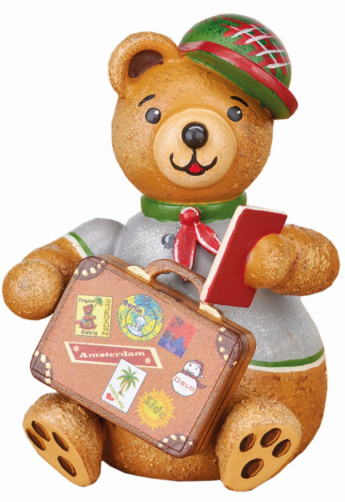 HUB - 500h1009 - Hubrig Volkskunst 'Teddy - mini - Reiselust 7cm'