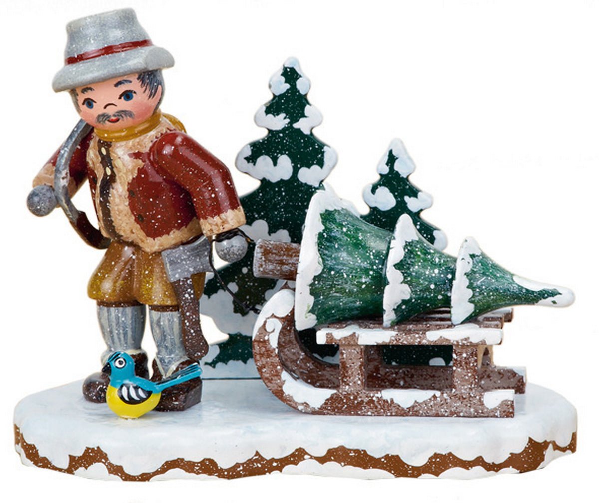 HUB - 110h0031 - Hubrig Volkskunst 'Winterkinder - Christbaumdieb 9x8cm'